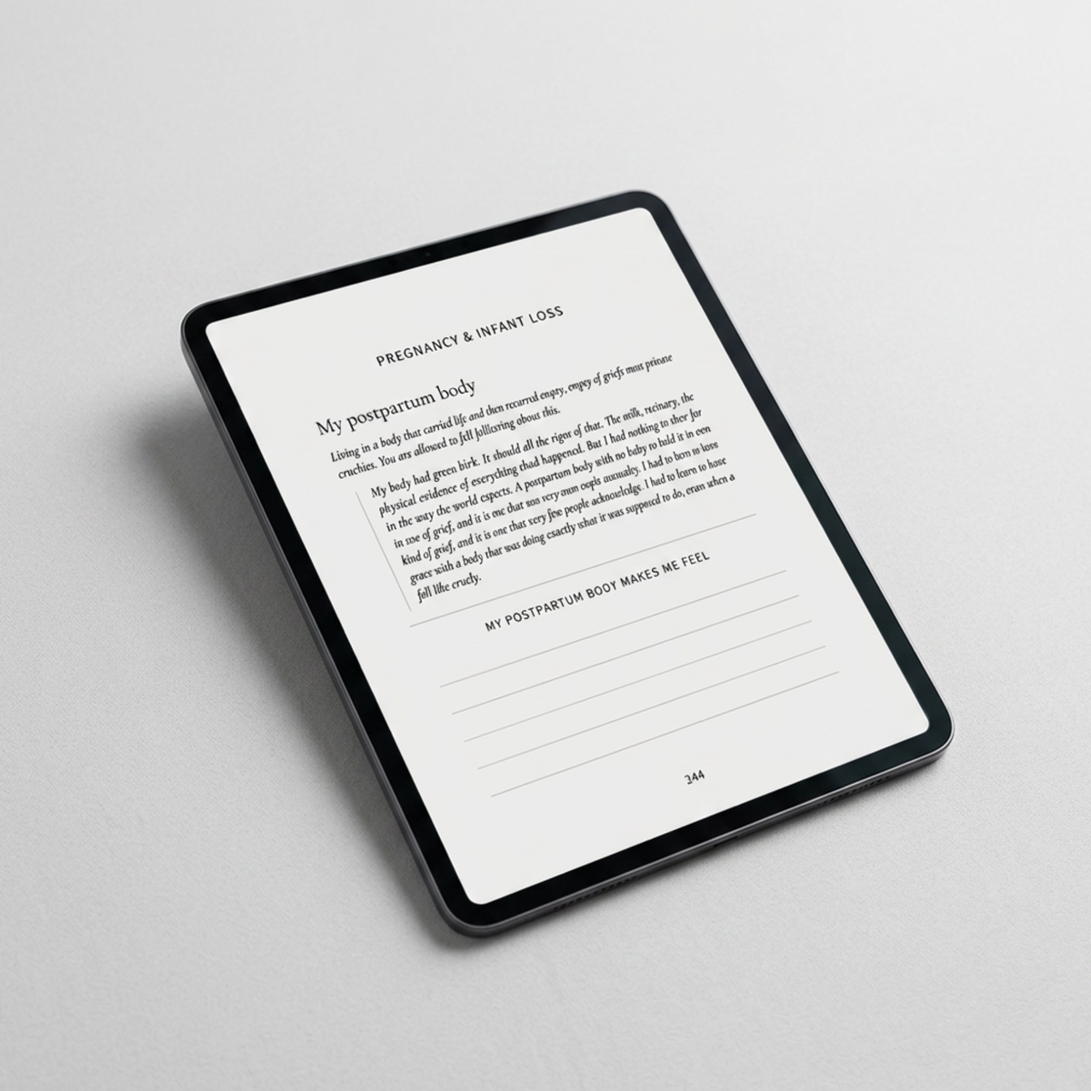 (Digital) For the Words Unspoken - A Guided Grief Journal