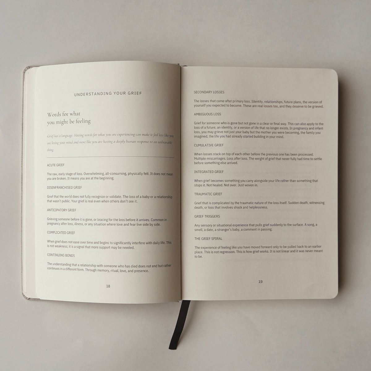 For the Words Unspoken - A Guided Grief Journal
