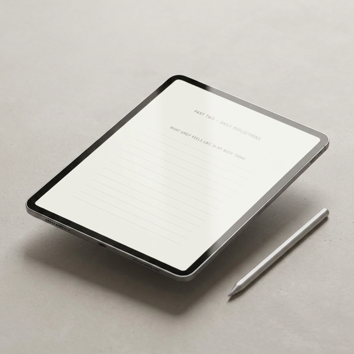 (Digital) For the Words Unspoken - A Guided Grief Journal