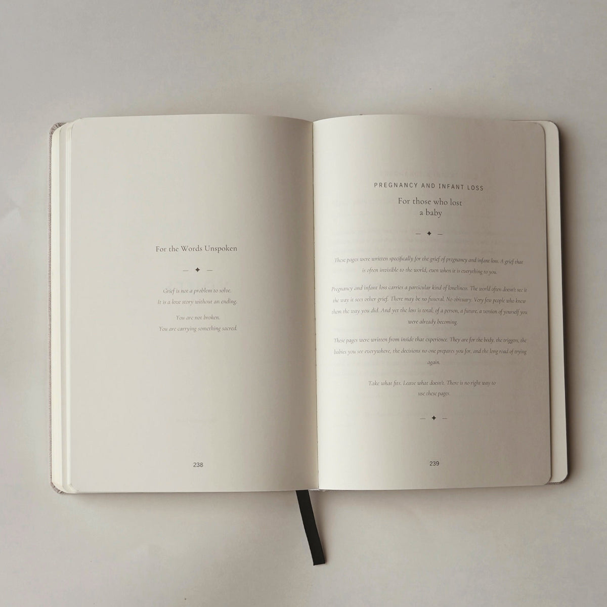 For the Words Unspoken - A Guided Grief Journal